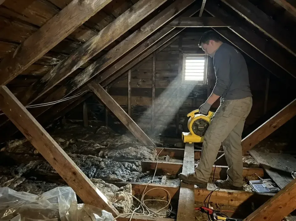 attic-water-damage-drying-proc-007 — frequently asked questions, Emergency Water Extraction & 24/7 Flood Response in Graysla…